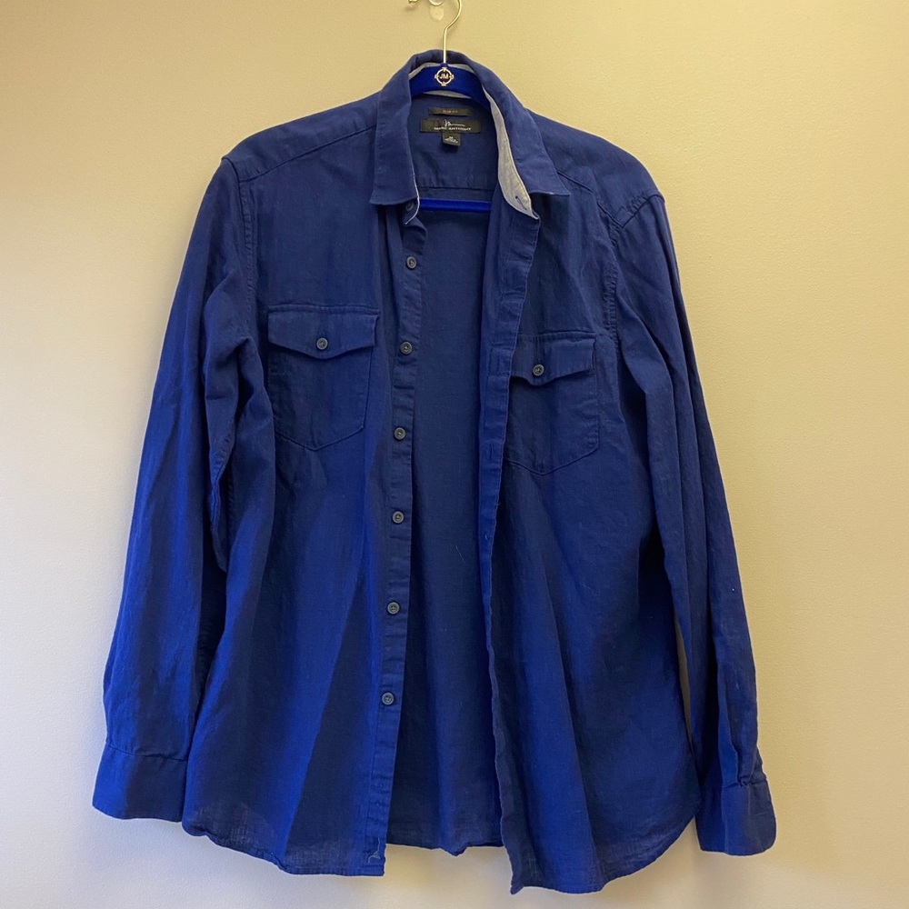 Men’s Marc Anthony Slim Fit Button Down Shirt- M